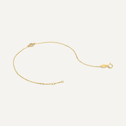 Pav¨¦ Cubic Zirconia Halo Bracelet