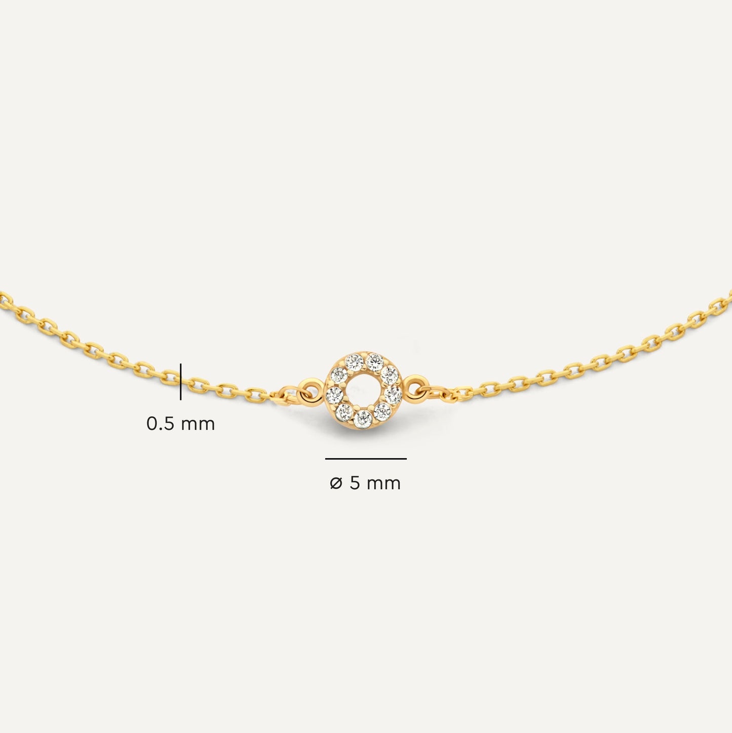 Stationed Pav¨¦ Cubic Zirconia Halo Bracelet