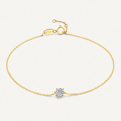 Round Cut Moissanite  Bracelet