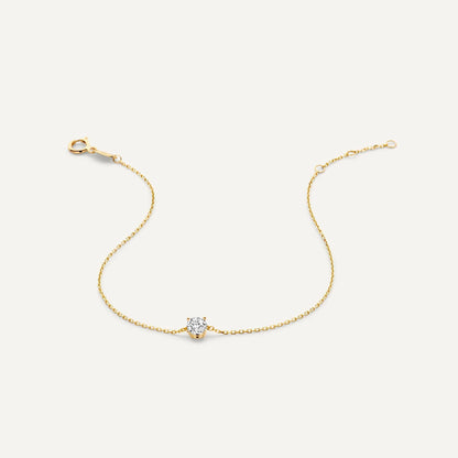 Round Cut Moissanite  Bracelet