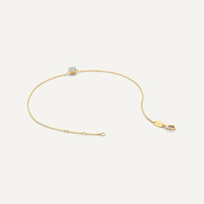 Round Cut Moissanite  Bracelet