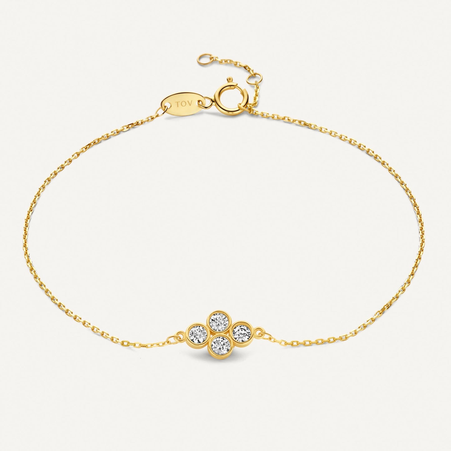 Moissanite  Flower Bracelet