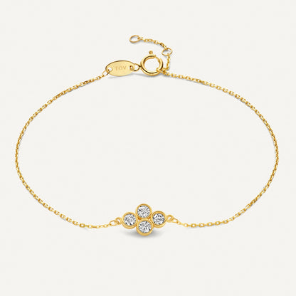 Moissanite  Flower Bracelet