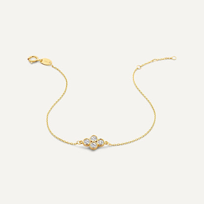 Moissanite  Flower Bracelet