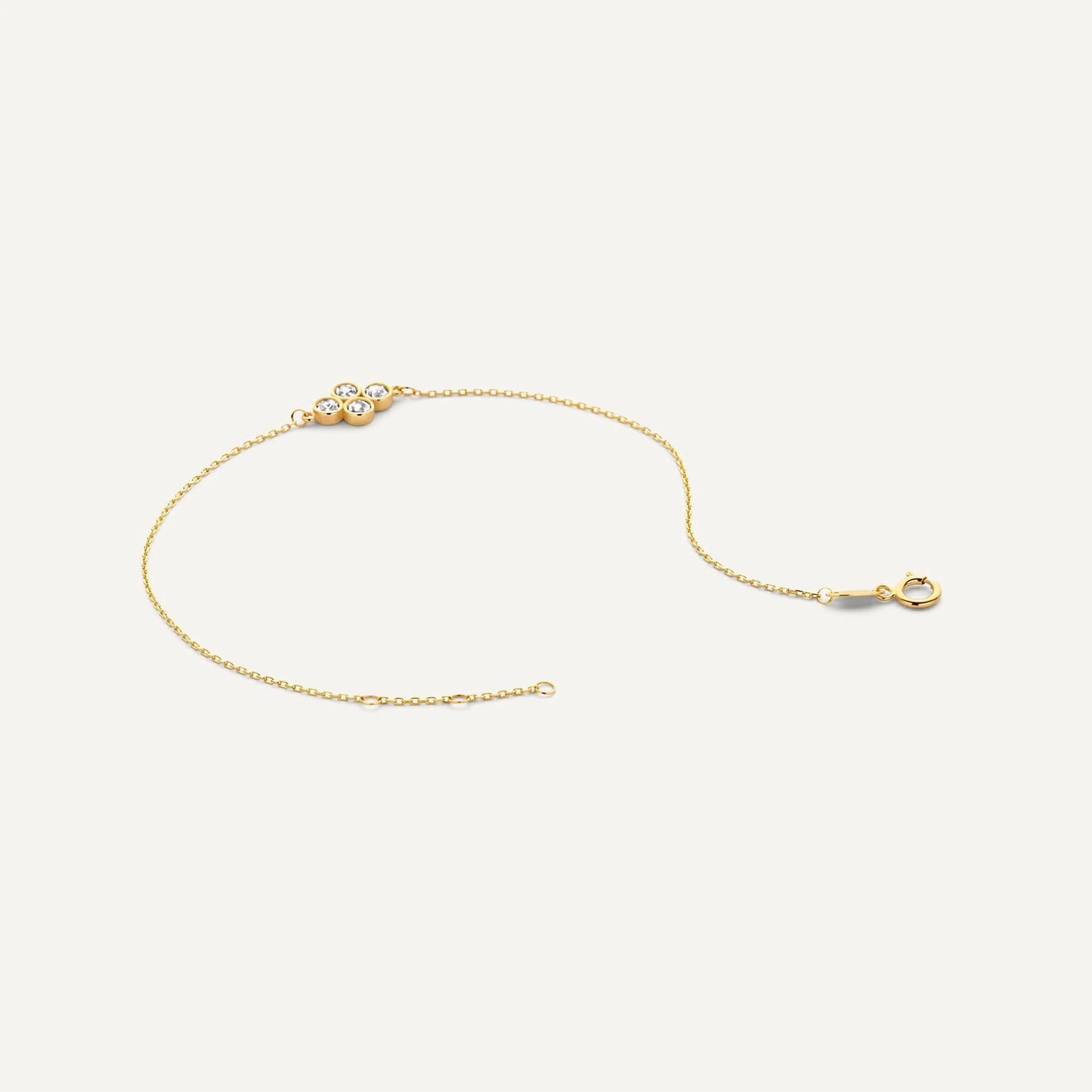 Moissanite  Flower Bracelet