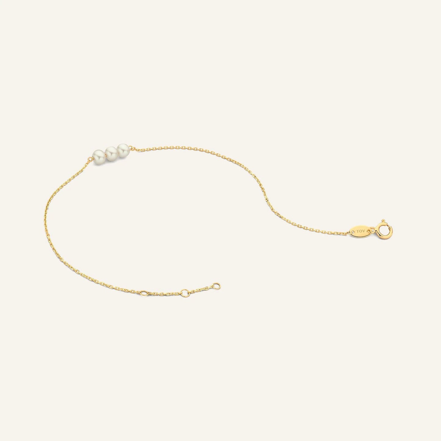 Threaded Pearl Bracelet