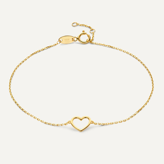 Open Heart Bracelet