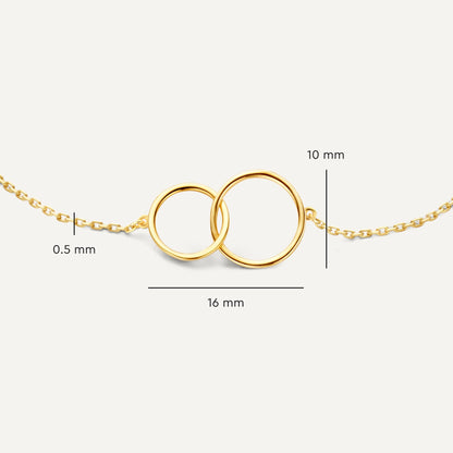 Linked Infinity Bracelet