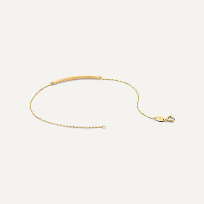 Pav¨¦ Cubic Zirconia Bar Bracelet