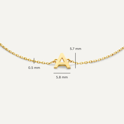 Essential Initial Letter Bracelet