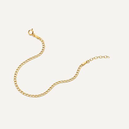 Slim Curb Chain Bracelet