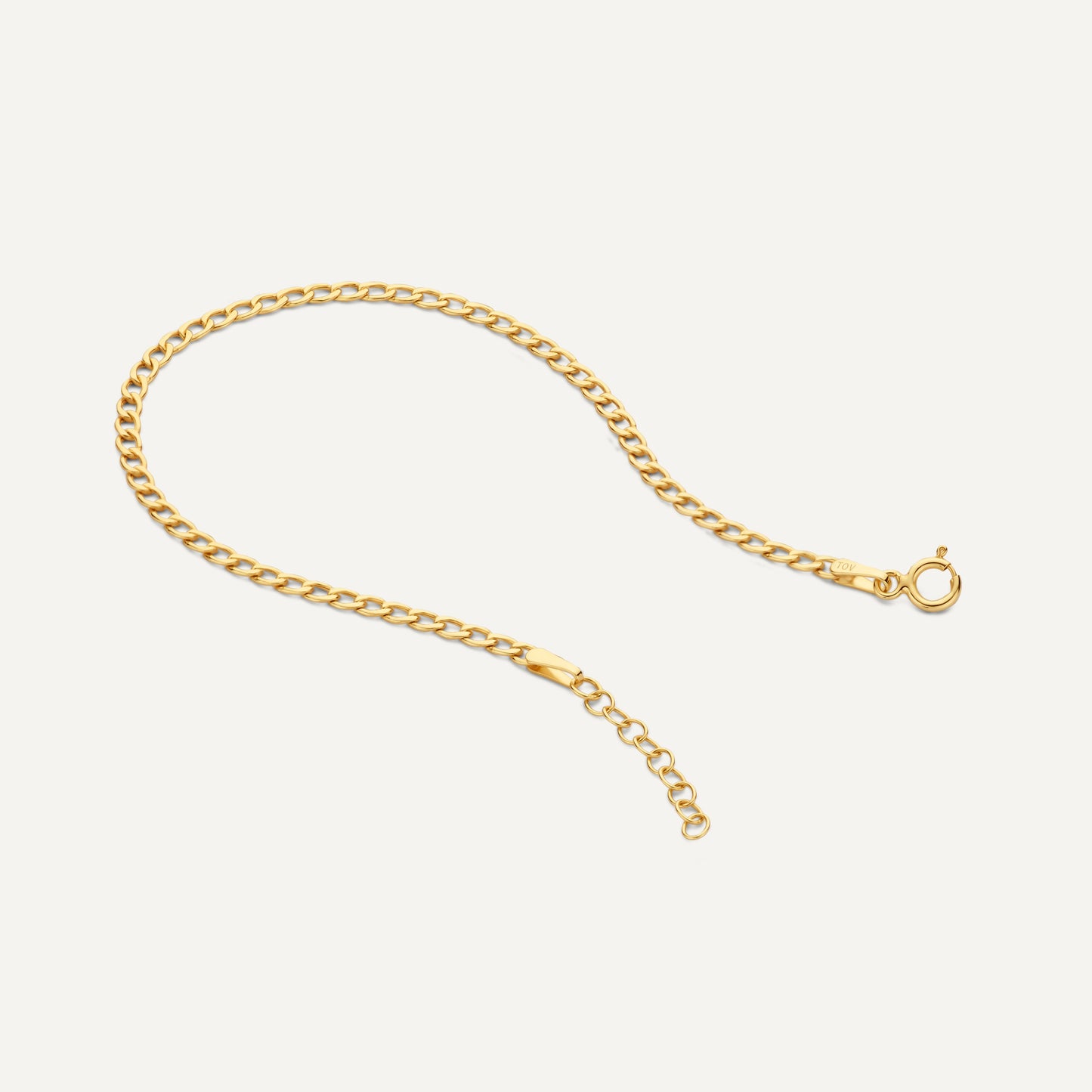 Slim Curb Chain Bracelet