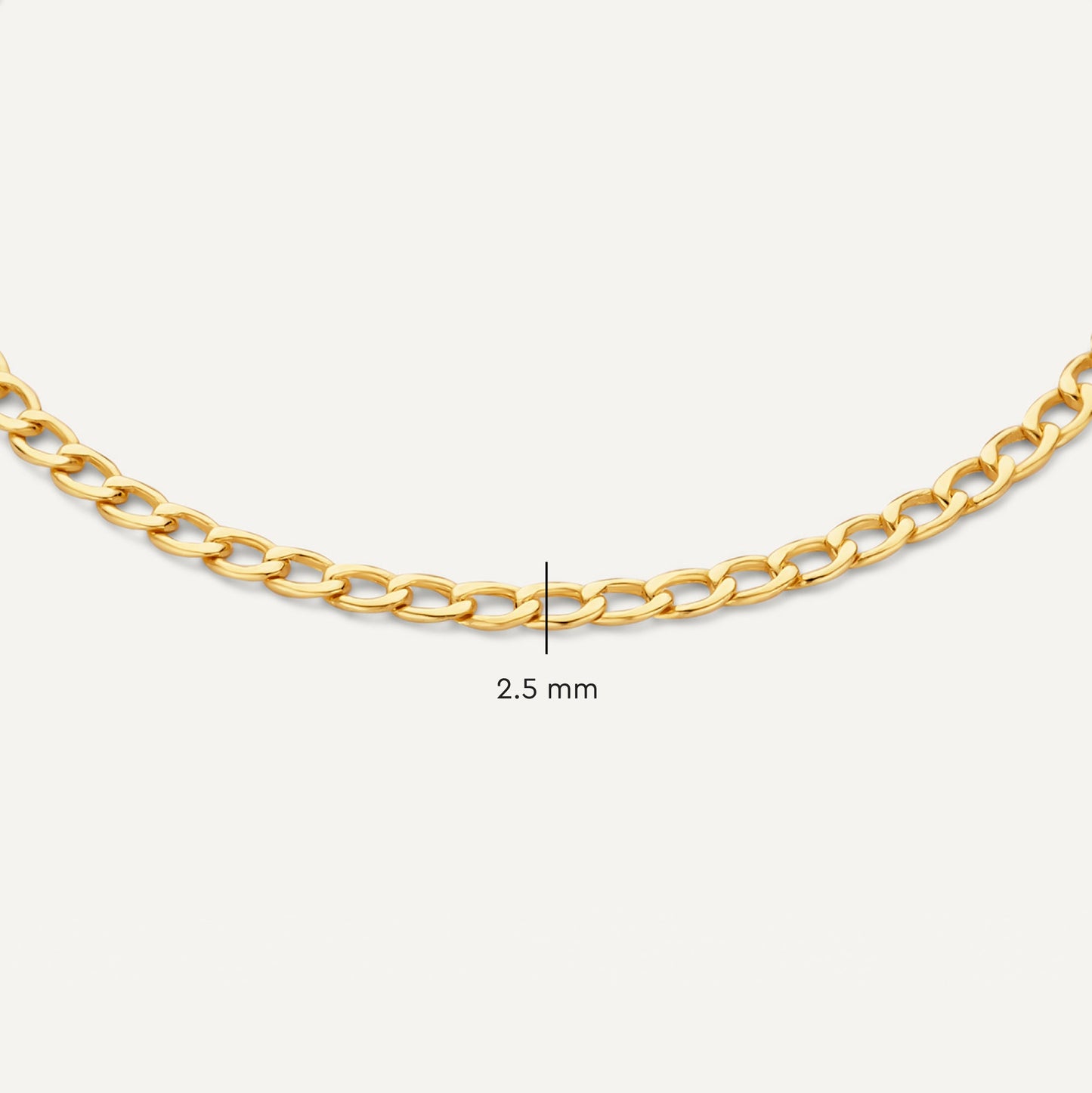 Slim Curb Chain Bracelet