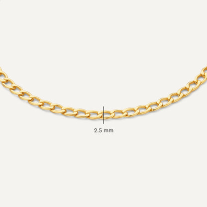 Slim Curb Chain Bracelet