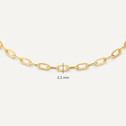 Slim Paperclip Chain Bracelet