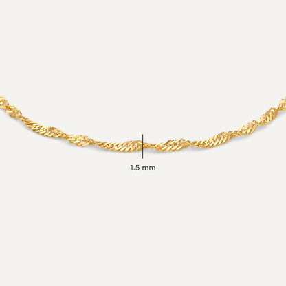 Slim Twisted Rope Bracelet