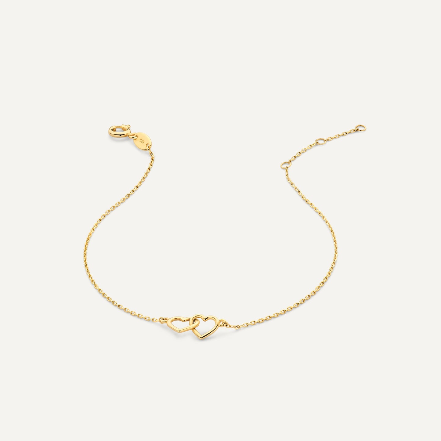 Linked Heart Bracelet