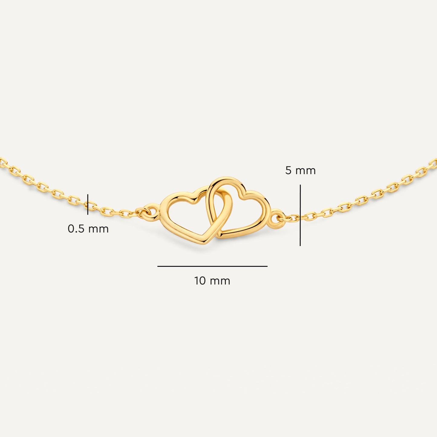 Linked Heart Bracelet