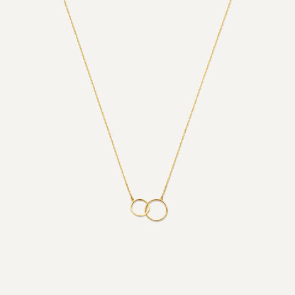 Linked Infinity Pendant Necklace