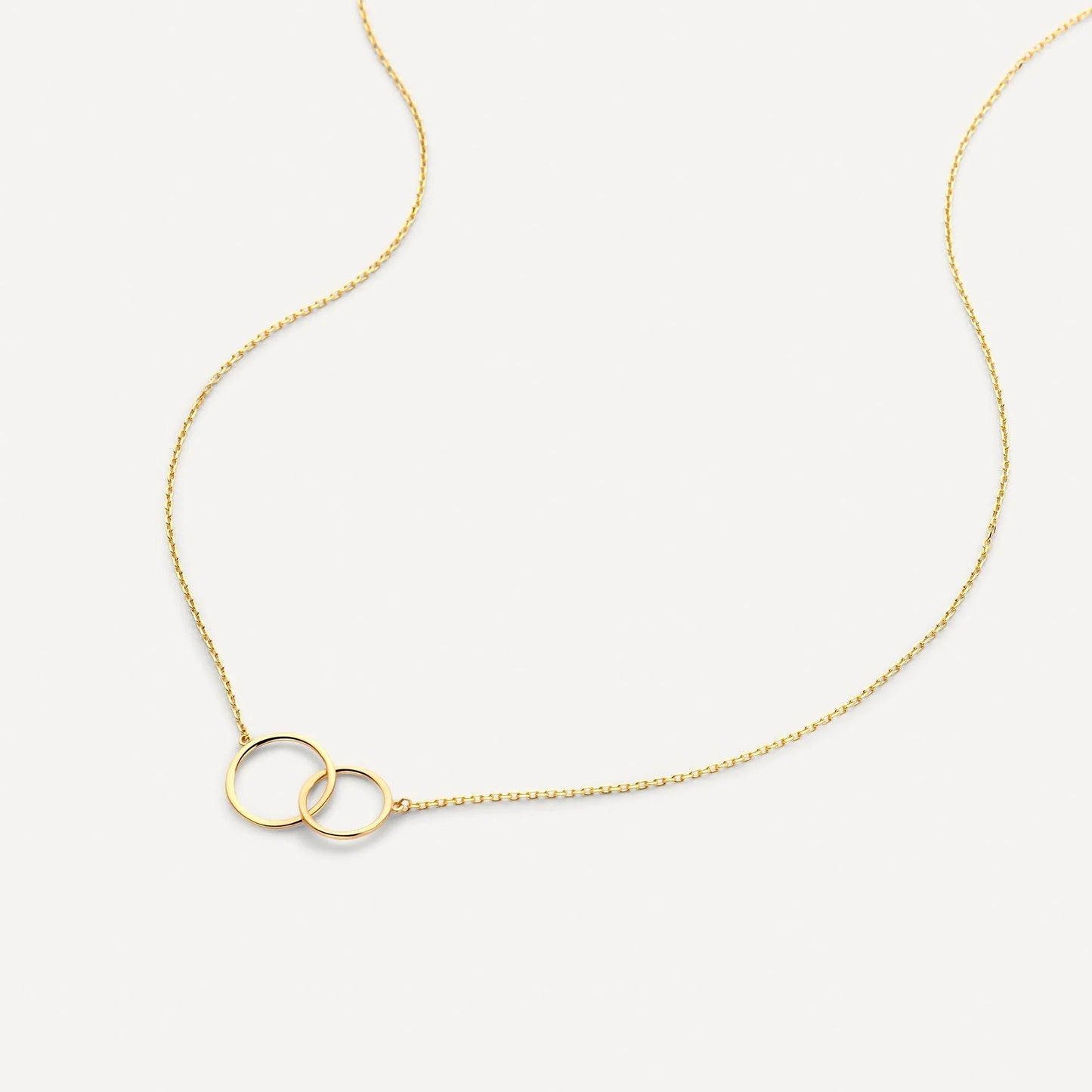 Linked Infinity Pendant Necklace
