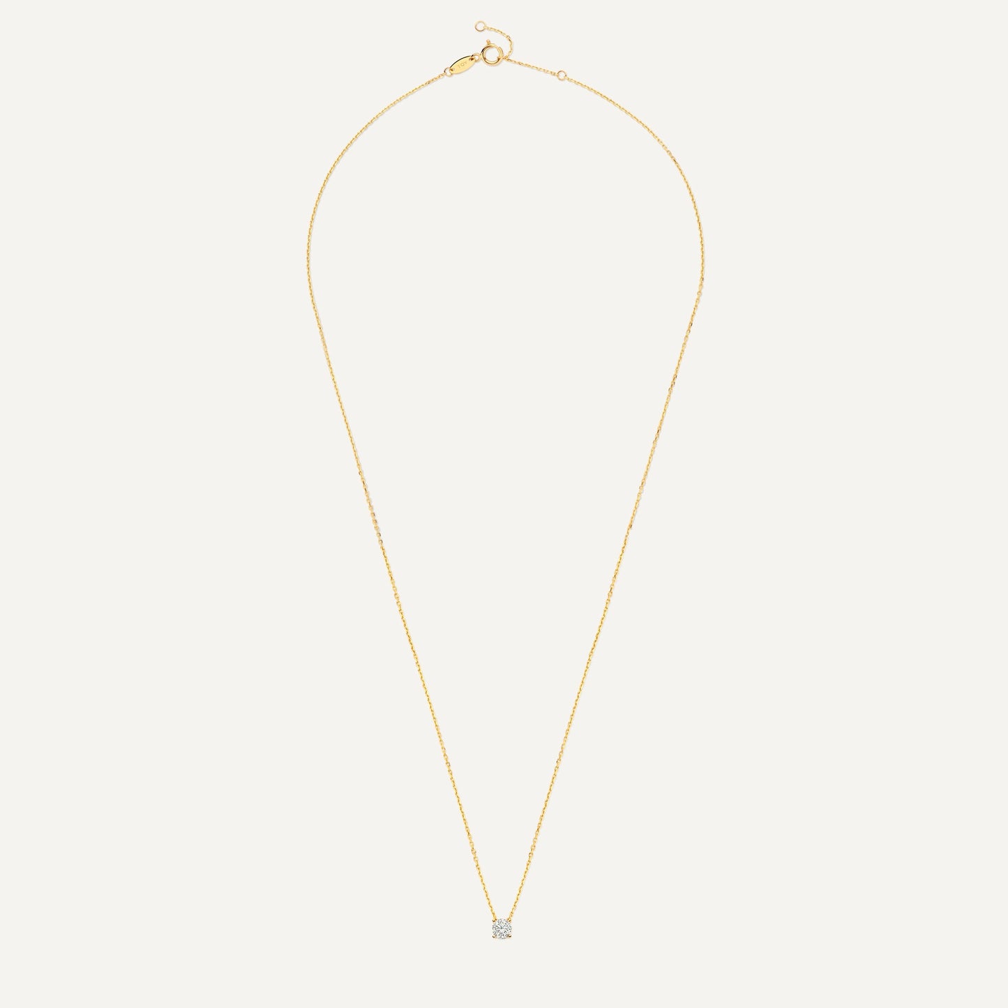 Round Cut Moissanite Pendant Necklace