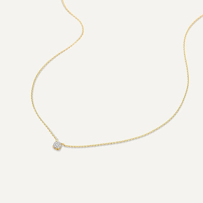 Round Cut Moissanite Pendant Necklace