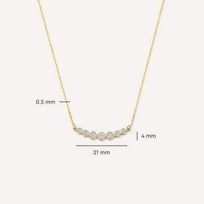 Moissanite Trail Necklace