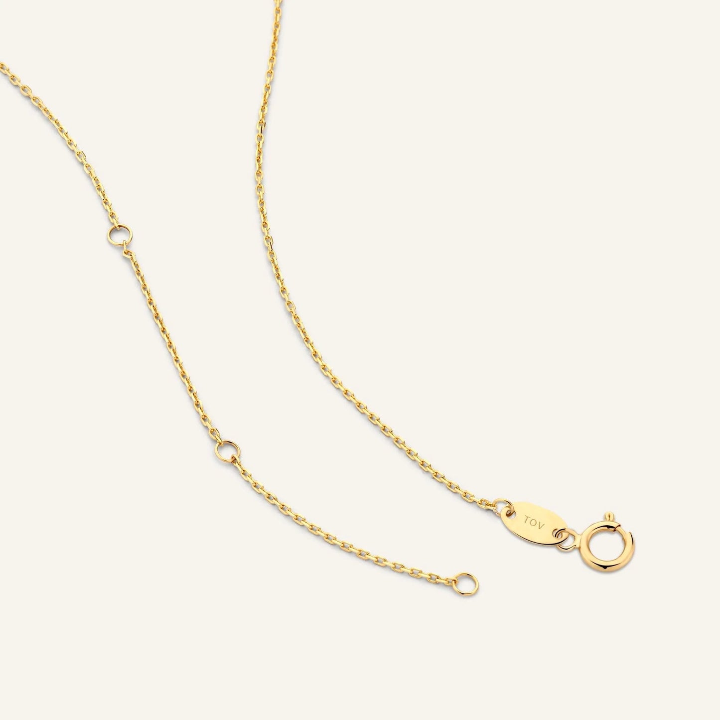 Cubic Zirconia Lotus Pendant Necklace