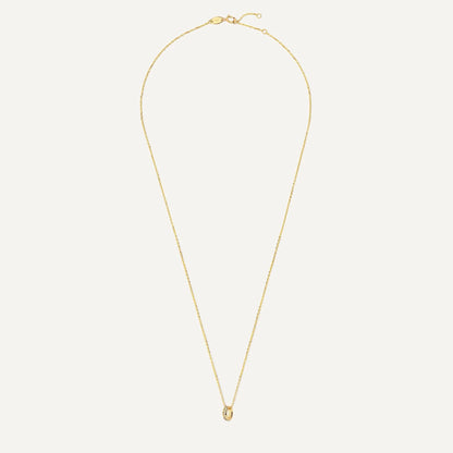 Cubic Zirconia Ring Pendant Necklace