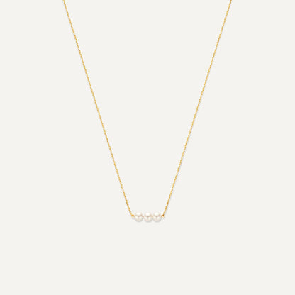 Threaded Pearl Necklace