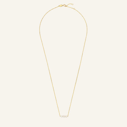 Threaded Pearl Necklace