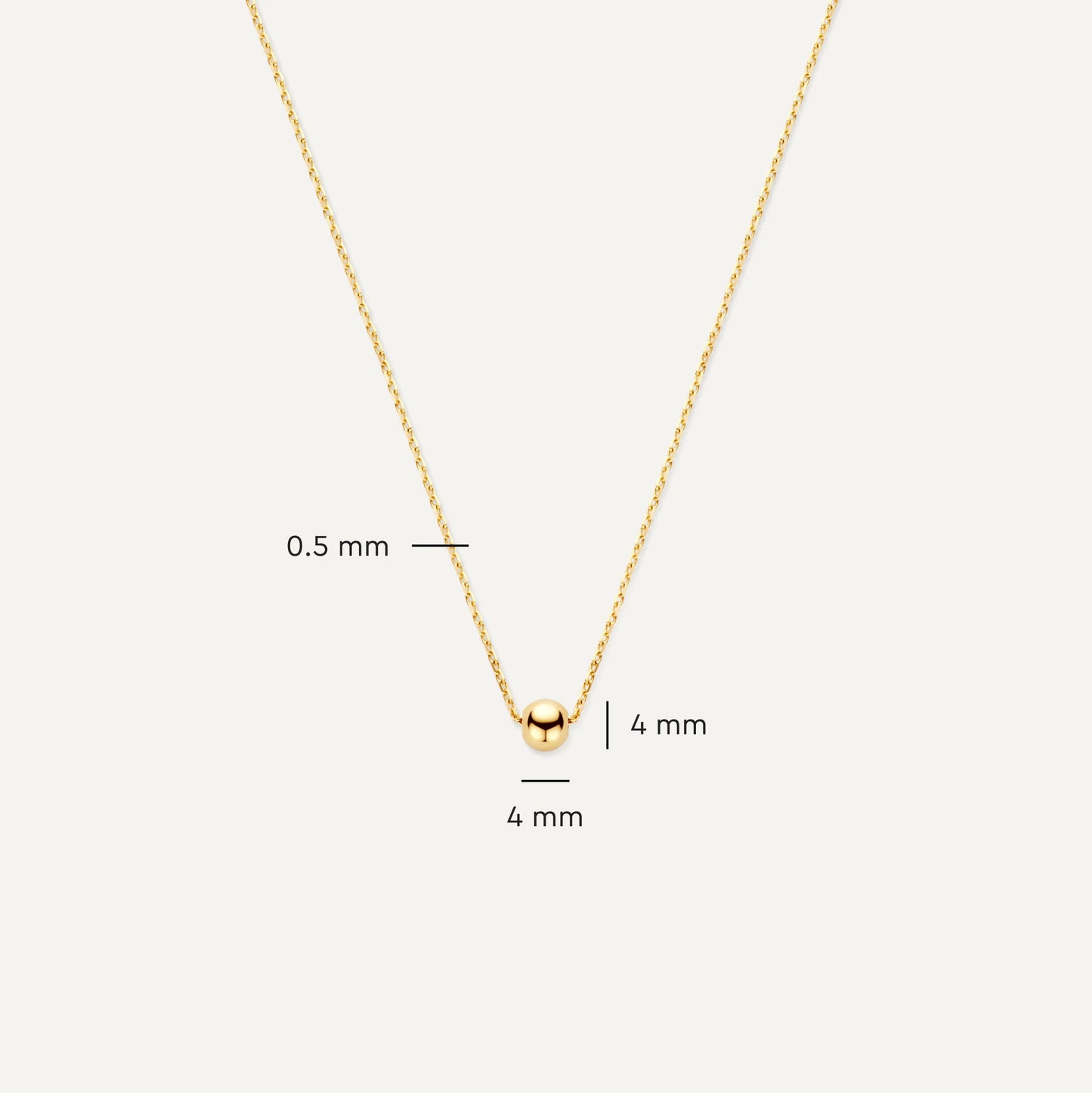 Sphere Pendant Necklace