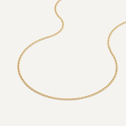 Slim Curb Chain Necklace