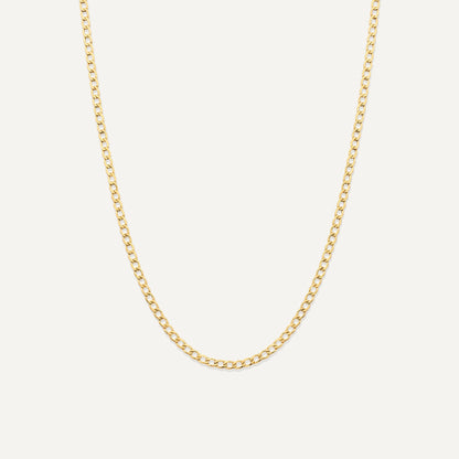 Slim Curb Chain Necklace
