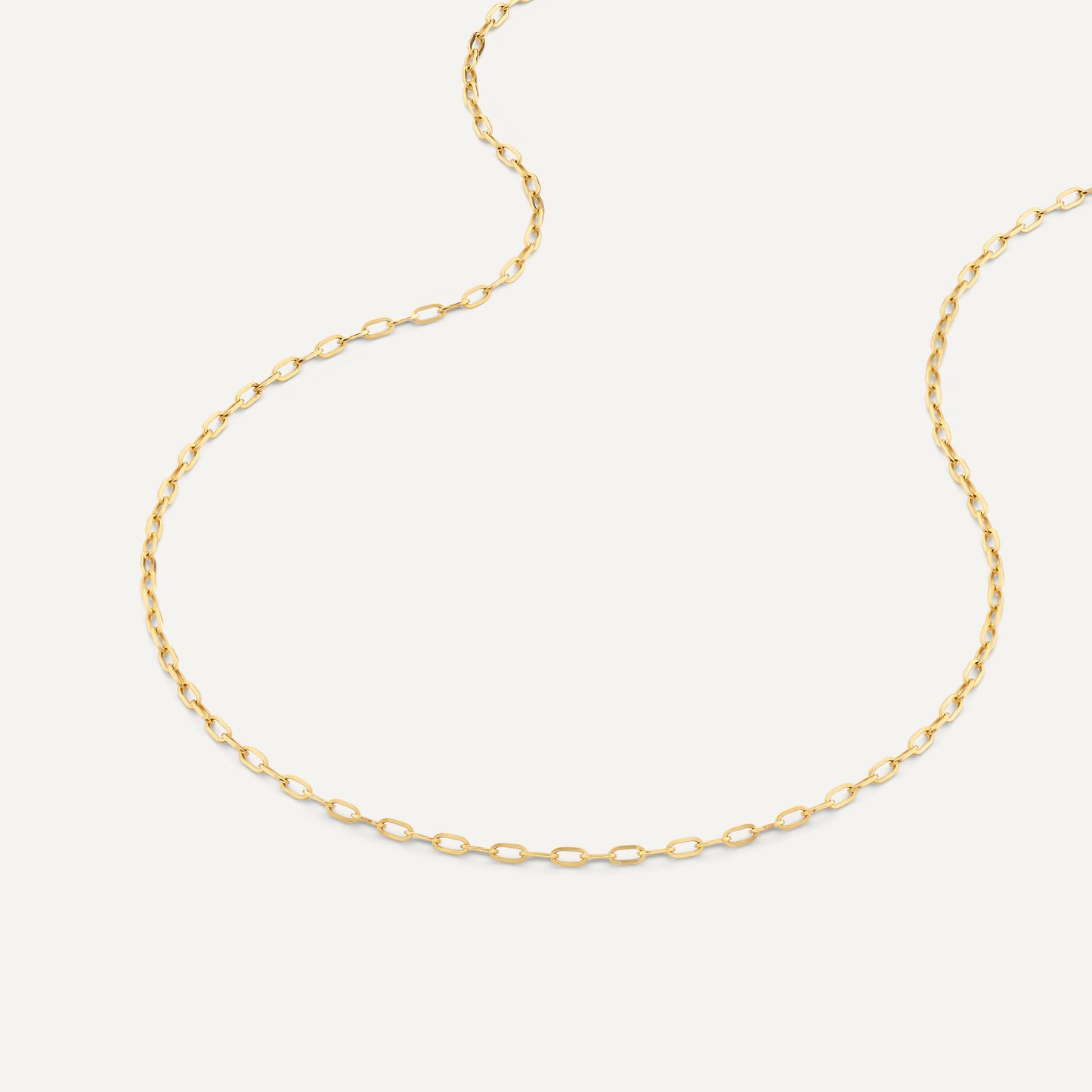 Slim Paperclip Chain Necklace