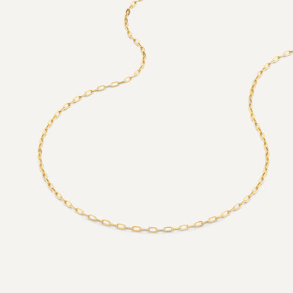 Slim Paperclip Chain Necklace