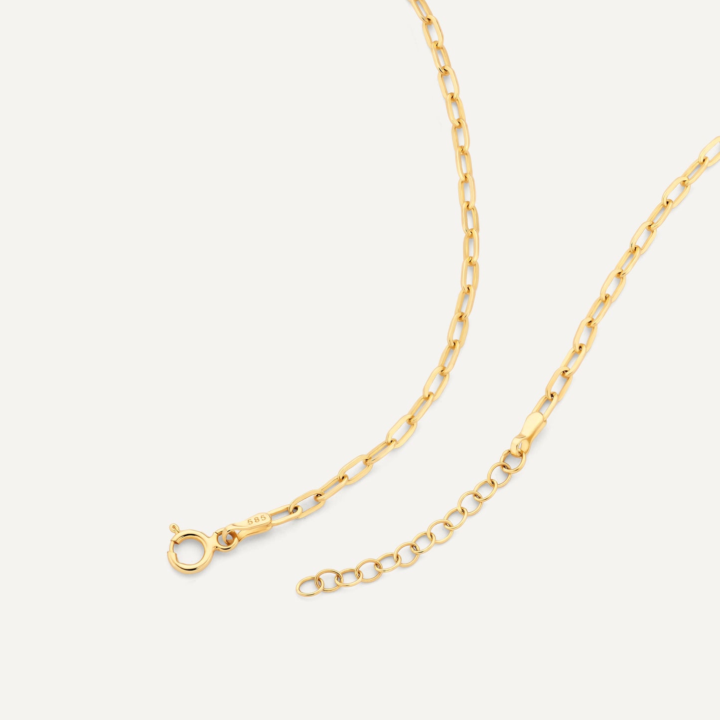Slim Paperclip Chain Necklace