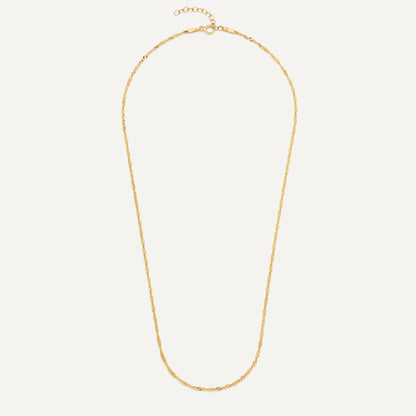 Slim Twisted Rope Necklace
