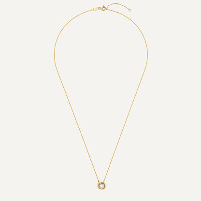 Bold Linked Infinity Pendant Necklace