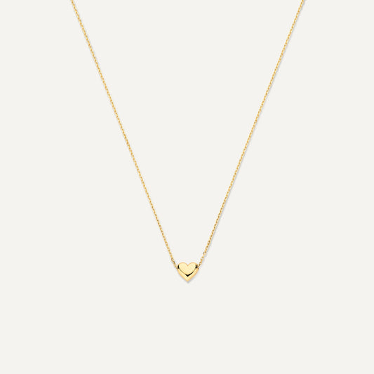 Puffy Heart Pendant Necklace