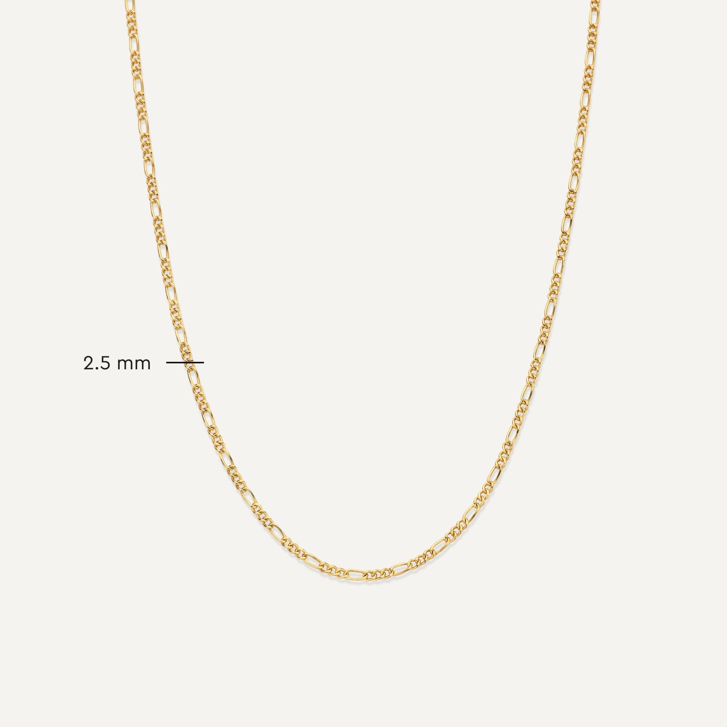 Slim Figaro Chain Necklace