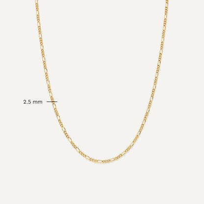 Slim Figaro Chain Necklace