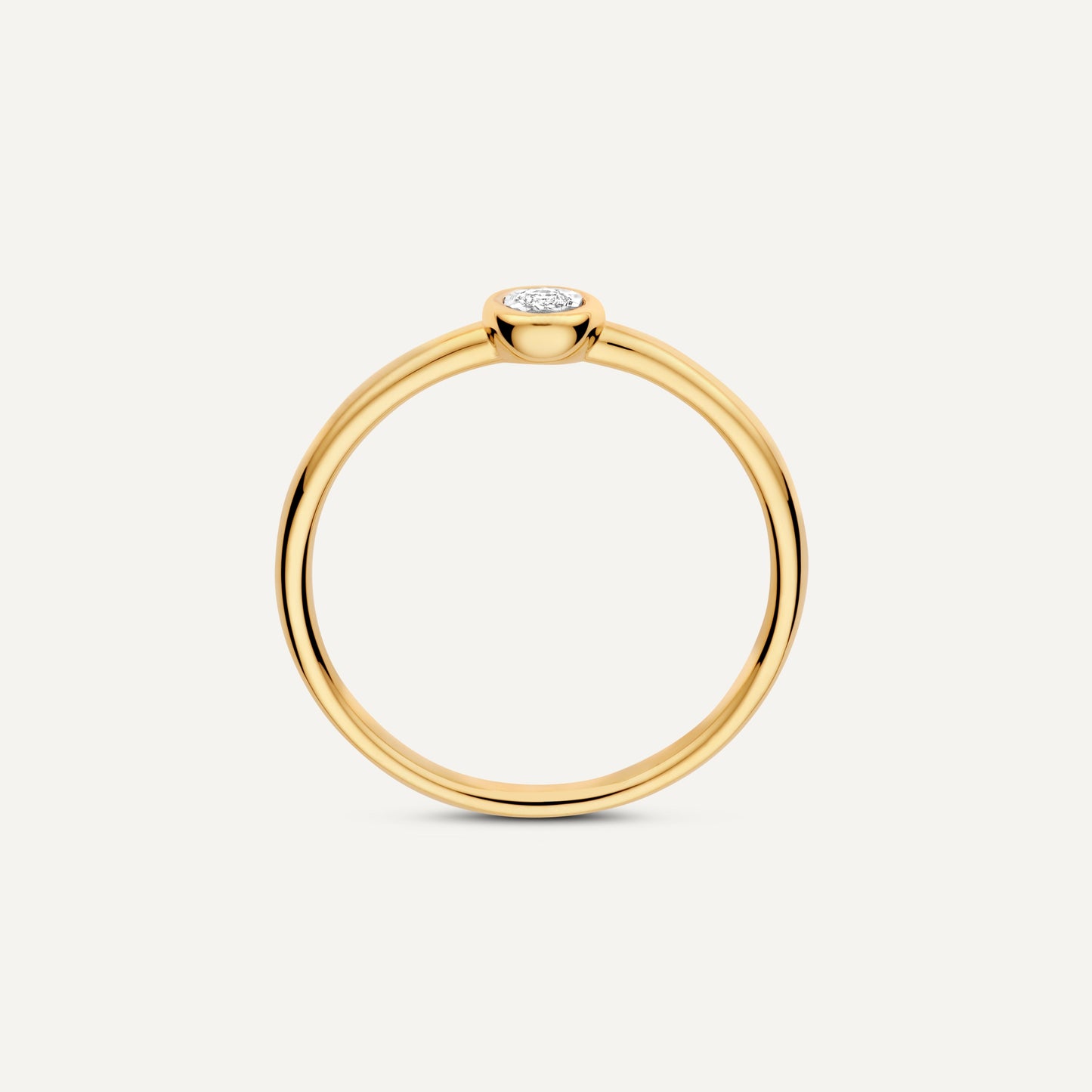 Bezel Set Diamond Ring (0.02 ct)