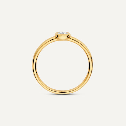 Bezel Set Diamond Ring (0.03 ct)