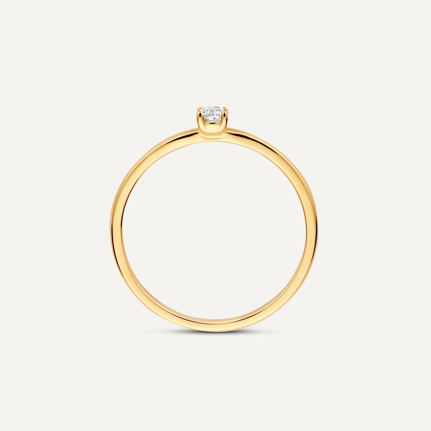 Four Prong Diamond Solitary Ring (0.10 ct)