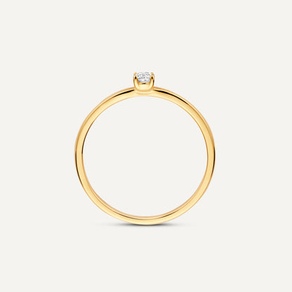 Four Prong Diamond Solitary Ring (0.10 ct)