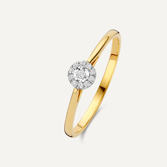 Diamond Halo Ring (0.05 ct)