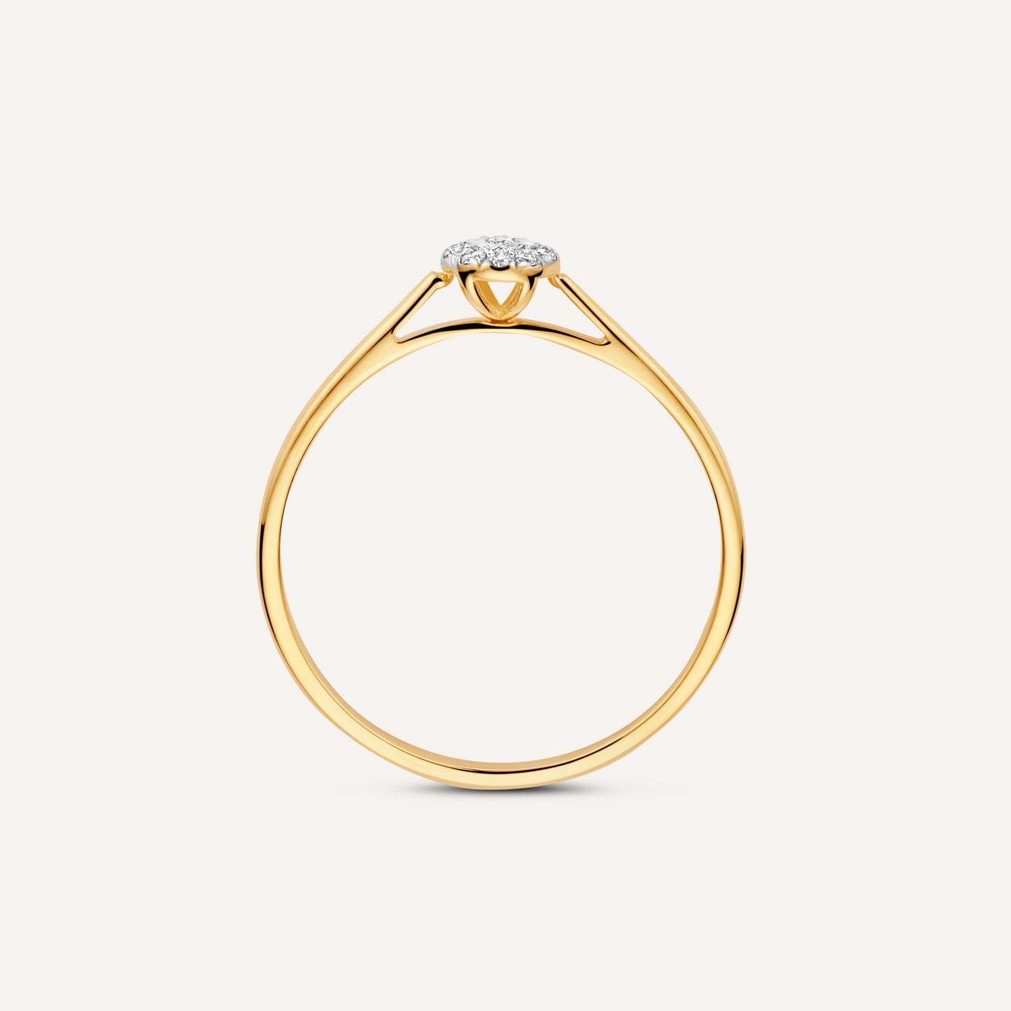 Diamond Halo Ring (0.05 ct)