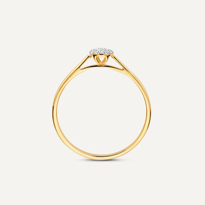 Diamond Halo Ring (0.05 ct)