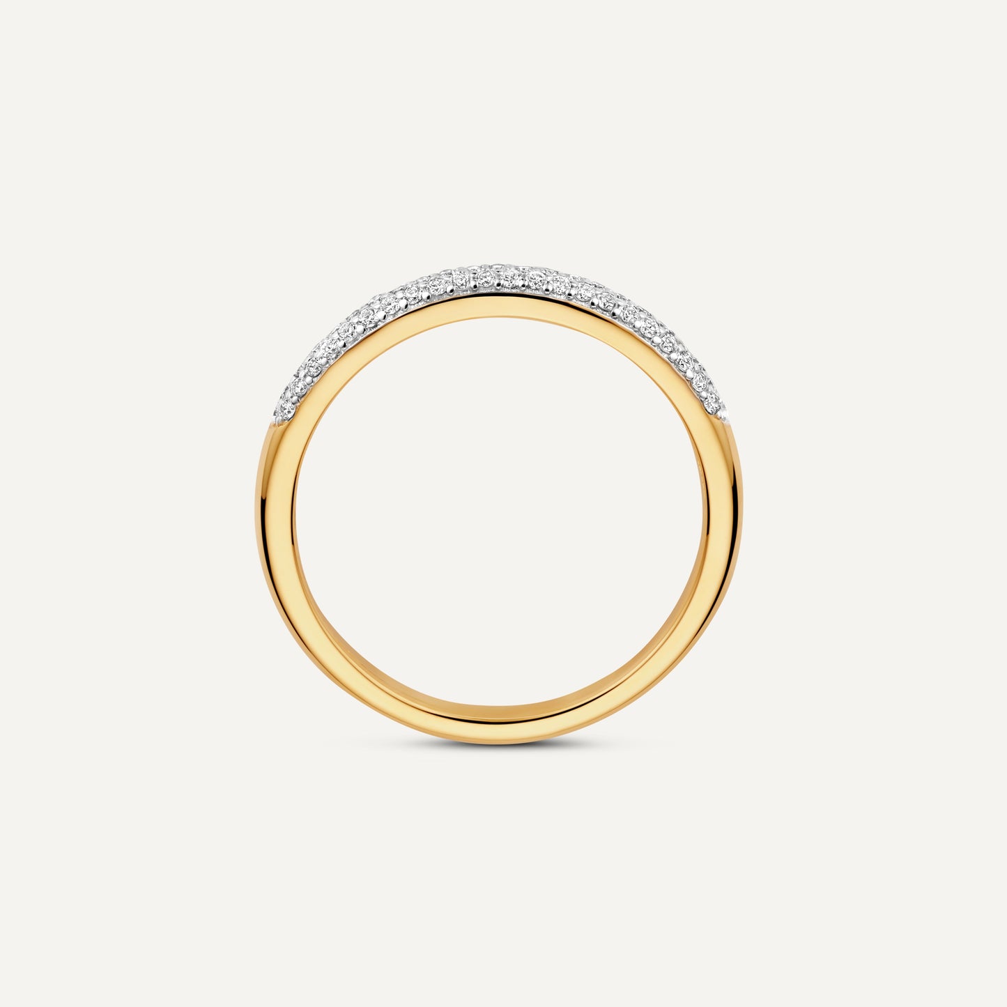 Pav¨¦ Diamond Alliance Ring (0.22 ct)